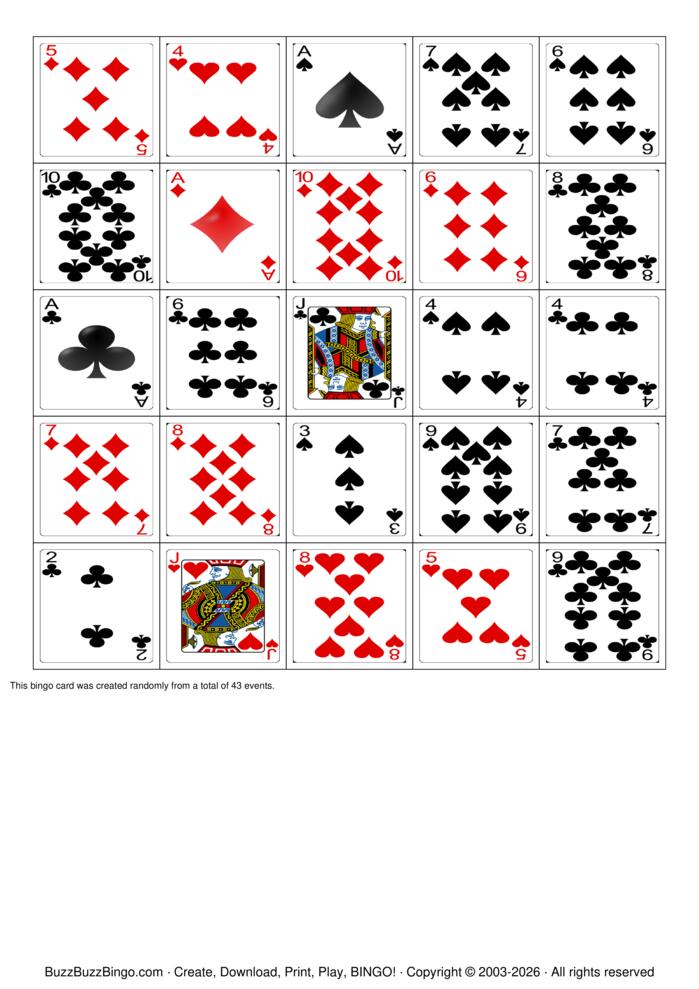 Download Free Pokeno with Face Cards Bingo Cards Download Free Pokeno with Face Cards Bingo Cards