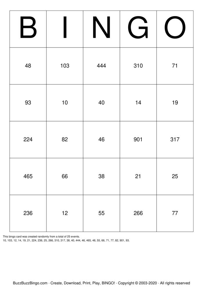 Place Value Bingo Cards to Download, Print and Customize!