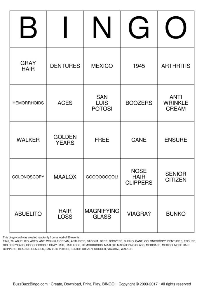 Download Free ISHY'S WAY OVER THE HILL Bingo Cards