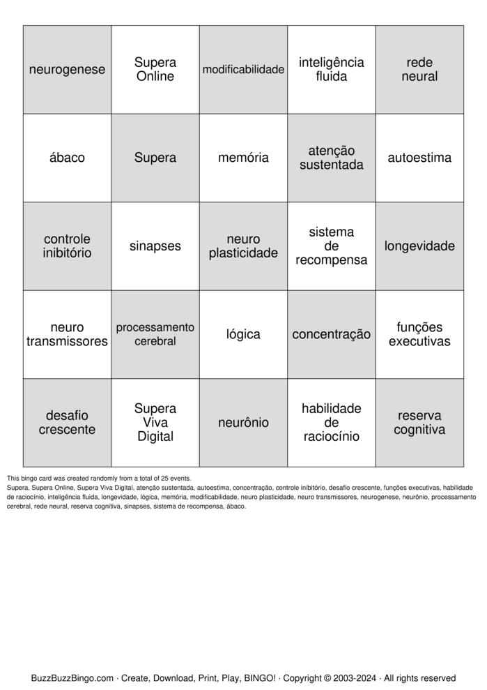 Download Free Neurobingo Supera Santos e Guaruj? Bingo Cards