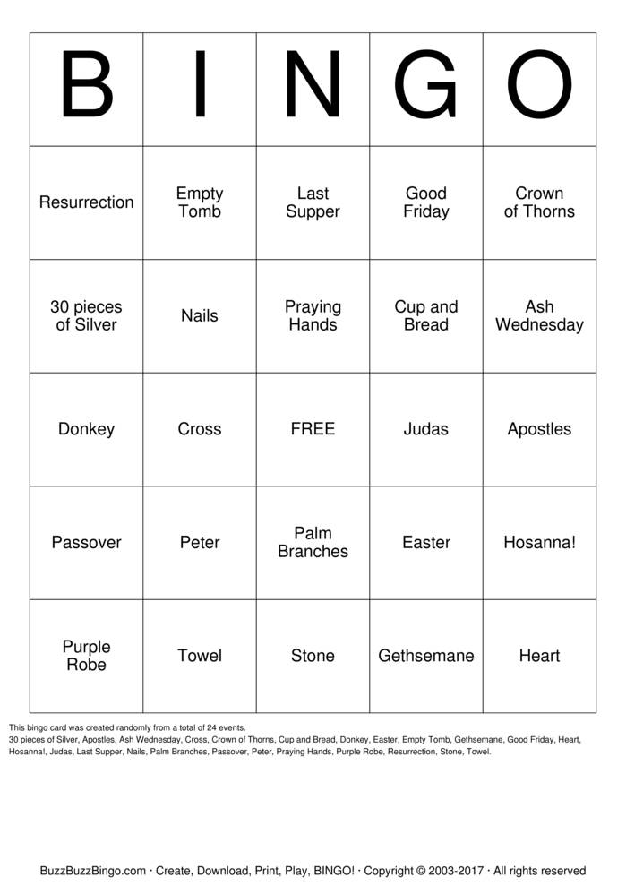 Download Free Custom Bingo Cards