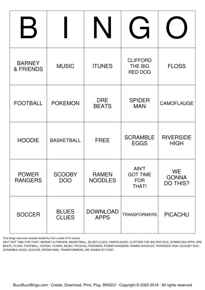 Grace Bingo Cards To Download Print And Customize 