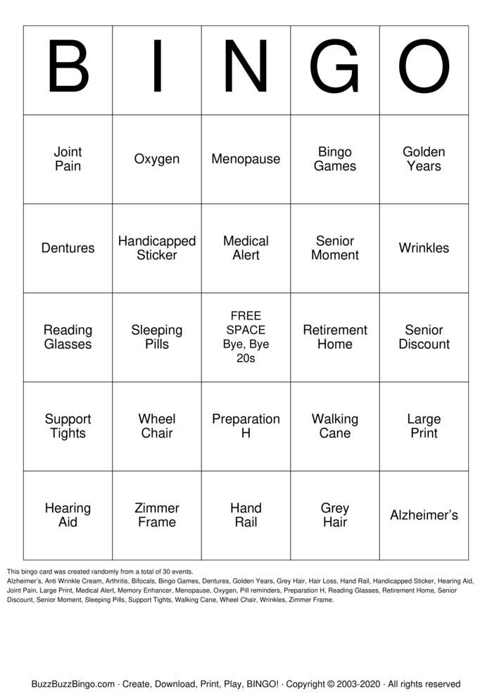 KIMBERLY'S 30th Birthday Bingo Cards to Download, Print and Customize!