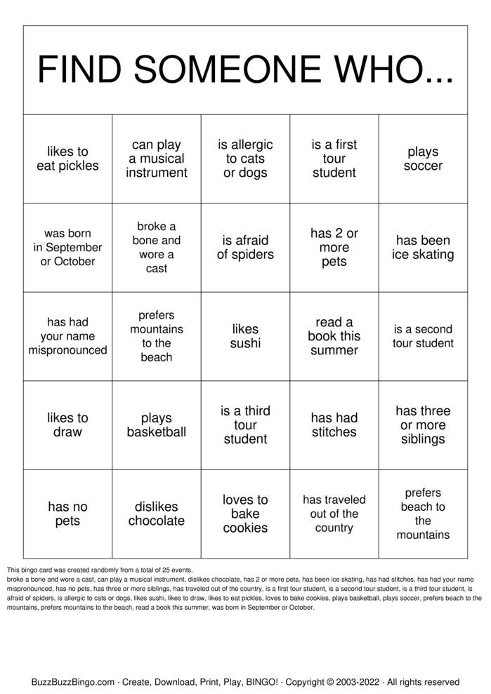 Getting to know you bingo cards to download print and customize 