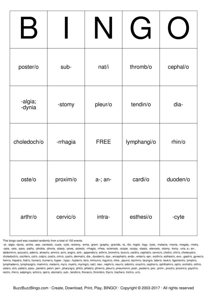 Download Free APT  Bingo Cards