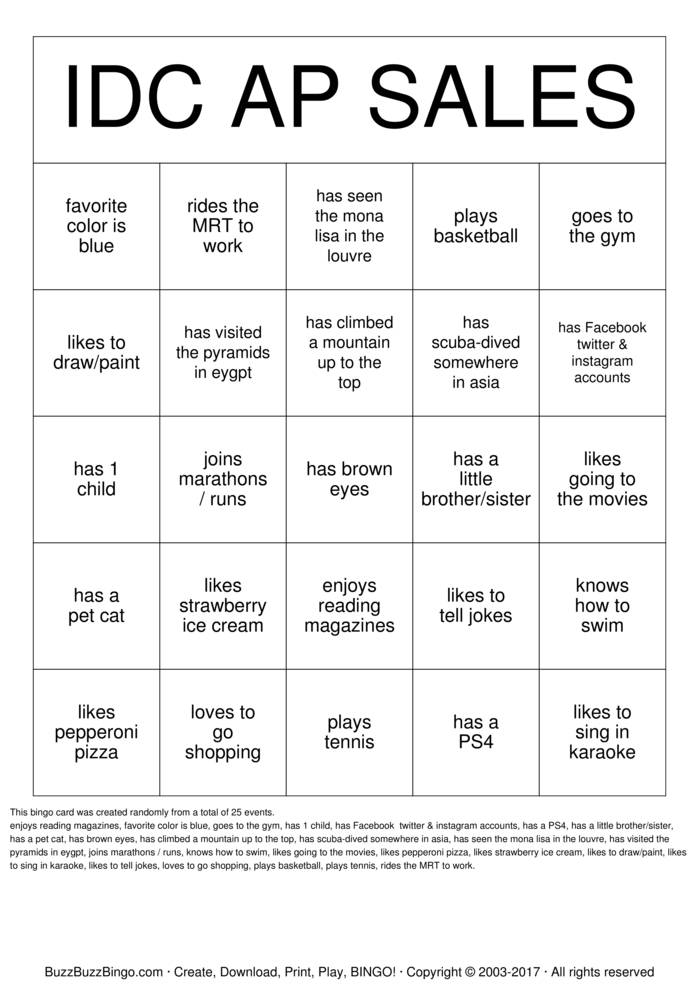 Custom Bingo Cards to Download, Print and Customize!