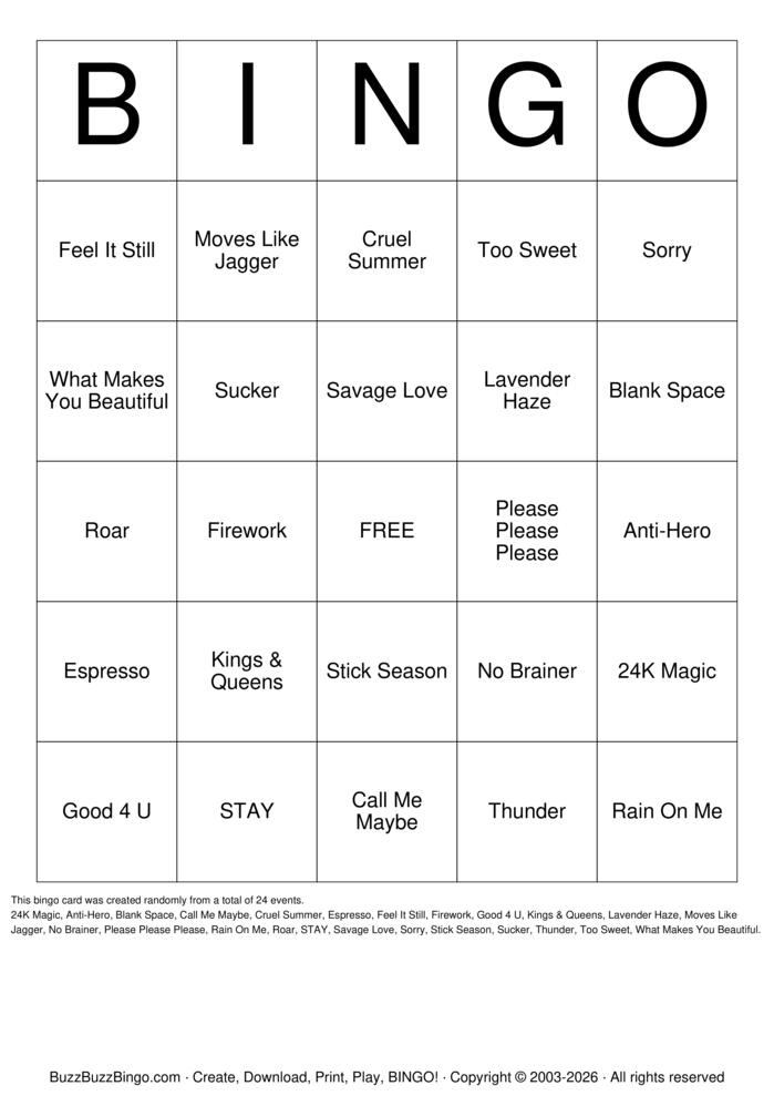 Download Free KIDS SINGO Bingo Cards Download Free KIDS SINGO Bingo Cards