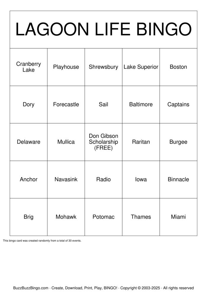 Download Free MICA Bingo Cards
