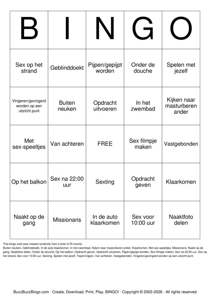 Download Free Sex Bingo Bingo Cards Download Free Sex Bingo Bingo Cards