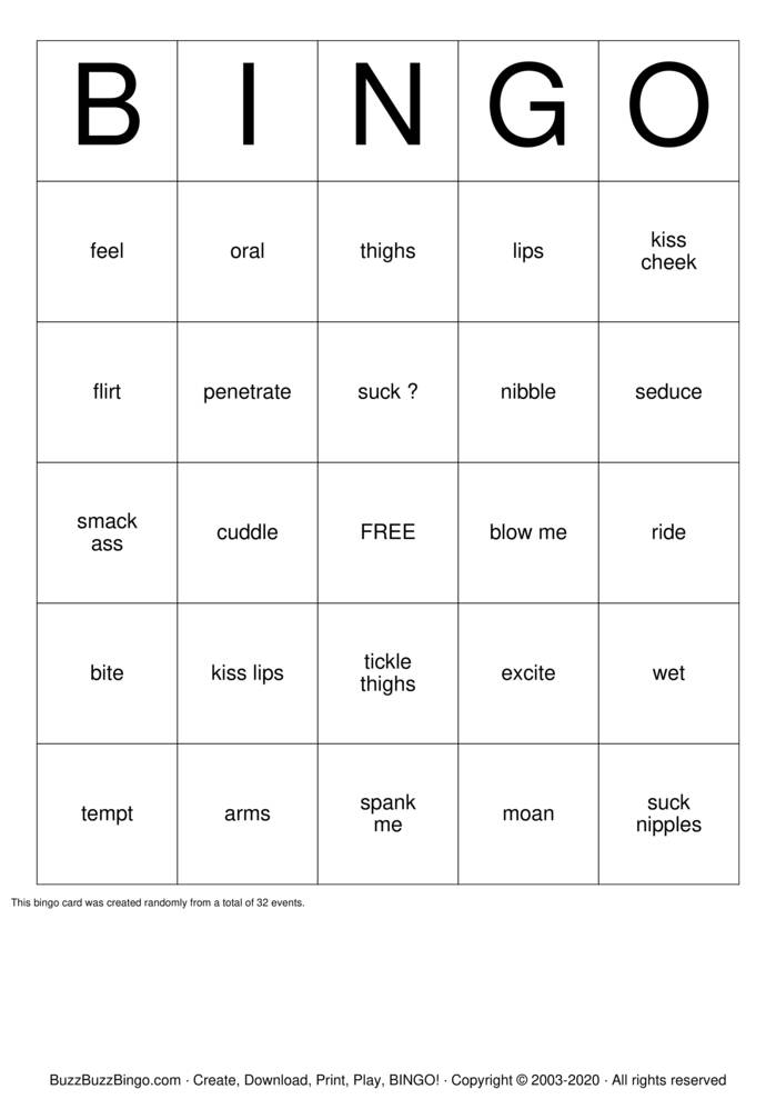 Download Free Sex vedo mom Bingo Cards