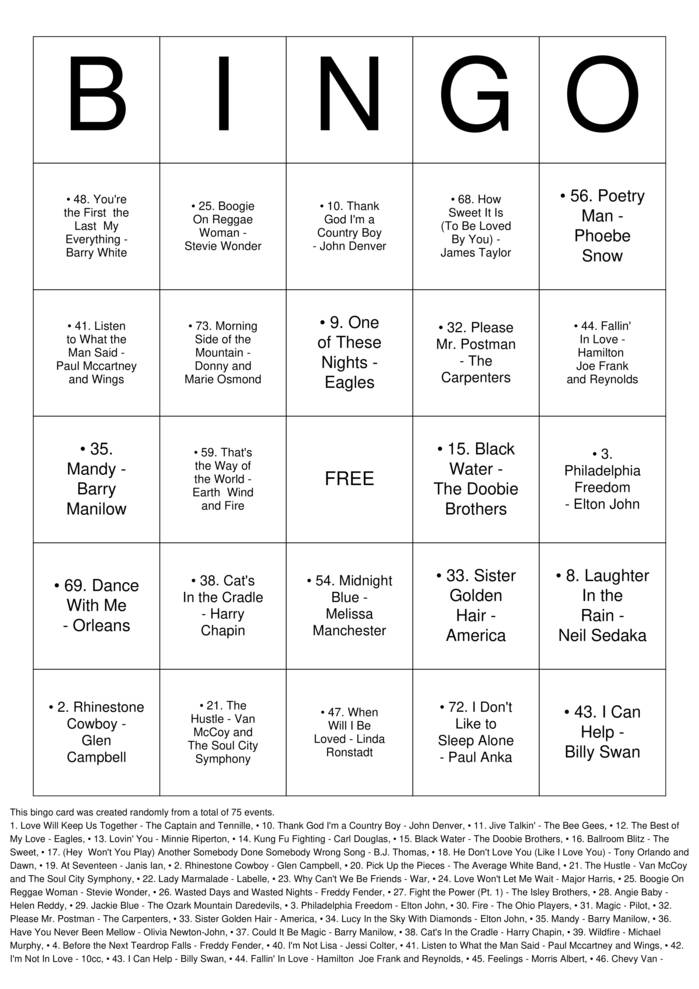 Custom Bingo Cards to Download, Print and Customize!