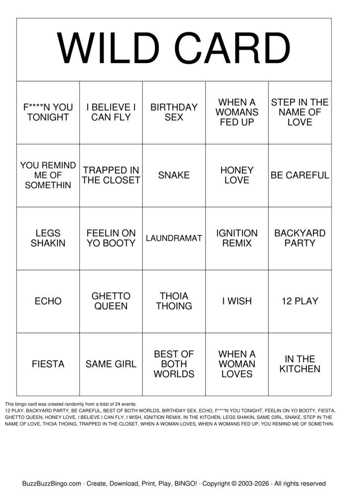 Download Free Custom Bingo Cards Download Free Custom Bingo Cards