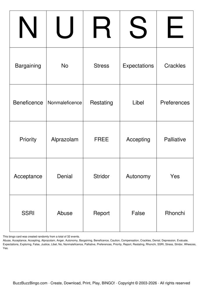 Download Free Exam Review Bingo Cards Download Free Exam Review Bingo Cards