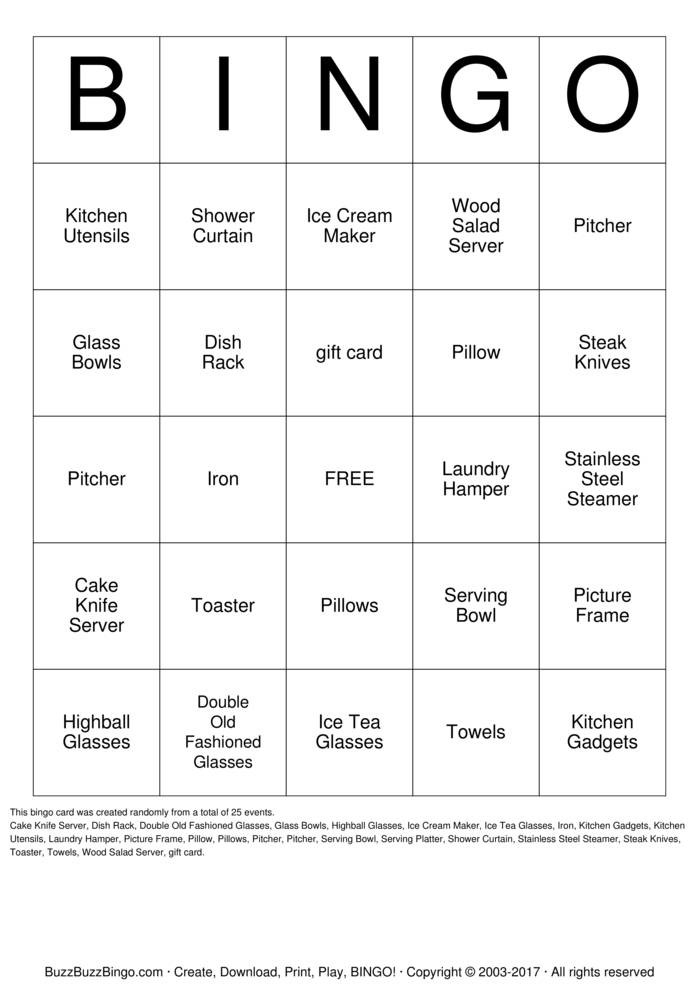 Wedding Bingo Cards to Download, Print and Customize!