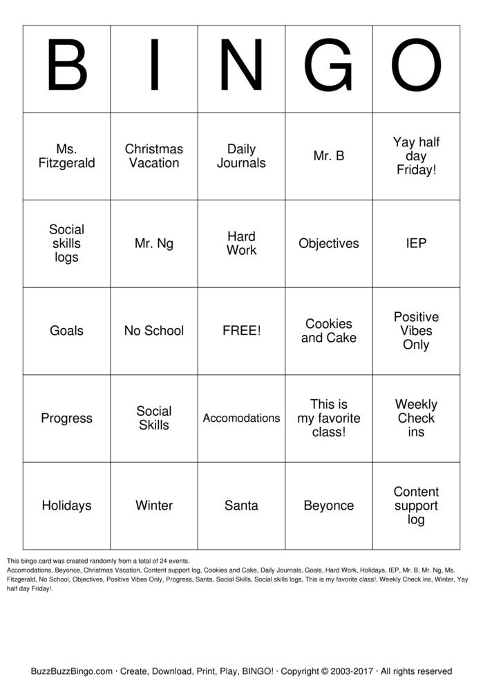 blank Bingo Cards to Download, Print and Customize!