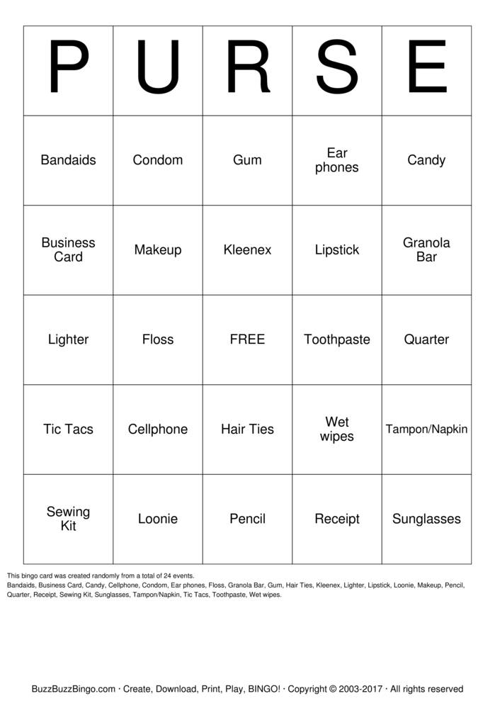 Download Free Custom Bingo Cards Download Free Custom Bingo Cards