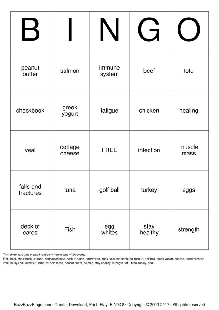 Download Free Custom Bingo Cards Download Free Custom Bingo Cards