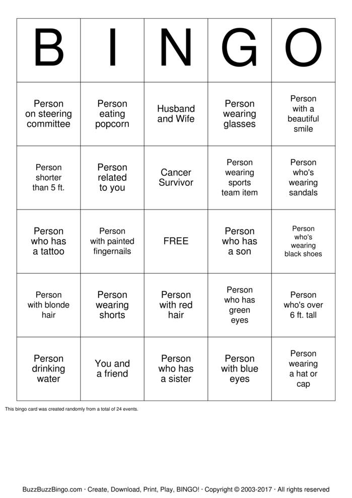 Picture Bingo Cards to Download, Print and Customize!