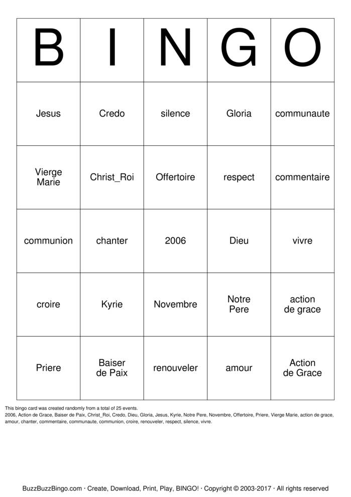 Custom Bingo Cards to Download, Print and Customize!