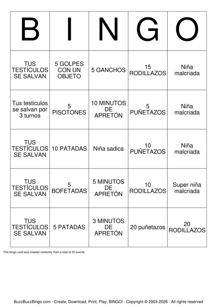 Download Free Custom Bingo Cards Download Free Custom Bingo Cards