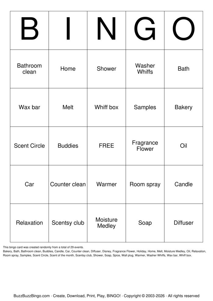 Download Free Custom Bingo Cards