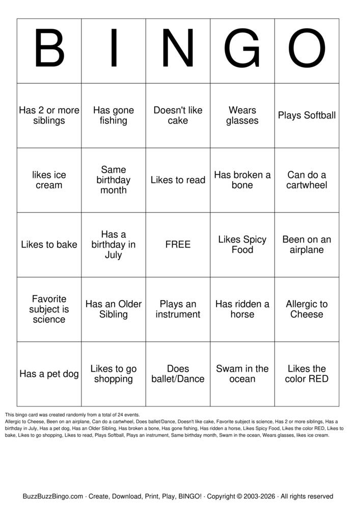 Download Free Find A Friend Bingo Cards