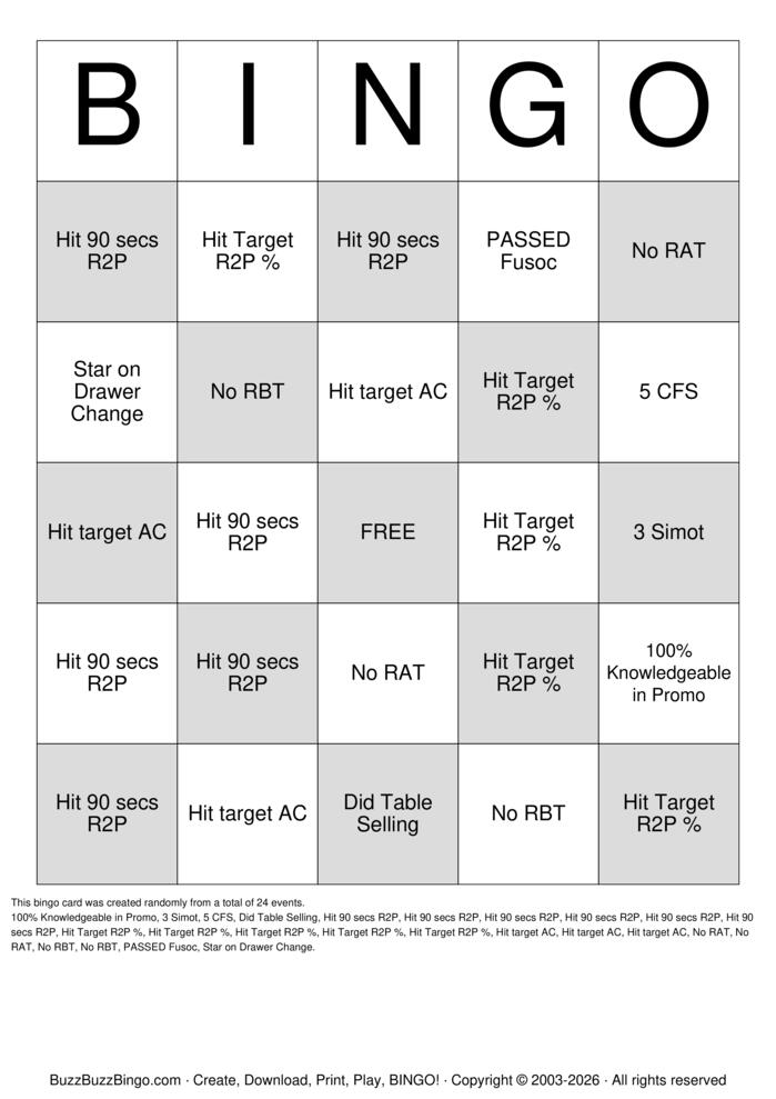 Download Free McDonald's Bingo Bingo Cards