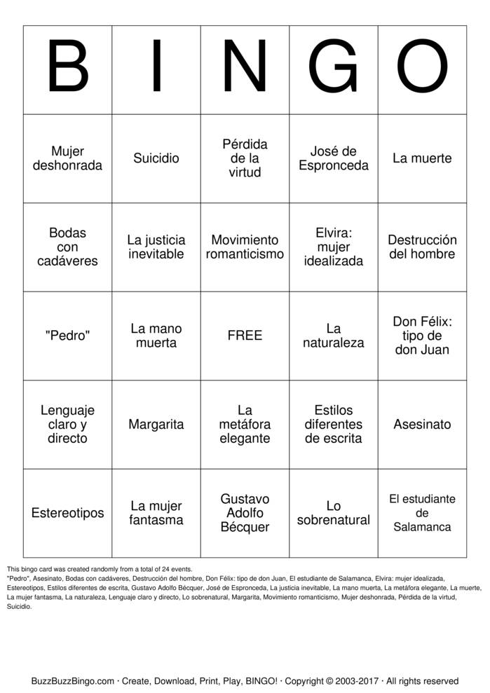 Download Free Custom Bingo Cards Download Free Custom Bingo Cards
