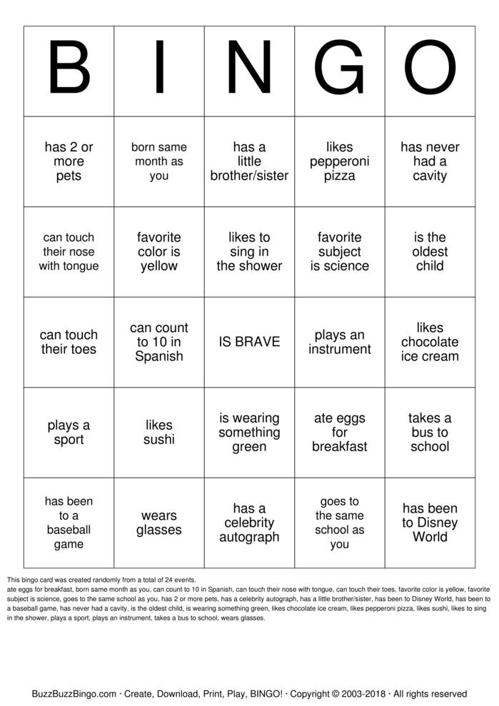 Download Free HUMAN BINGO Bingo Cards Download Free HUMAN BINGO Bingo Cards