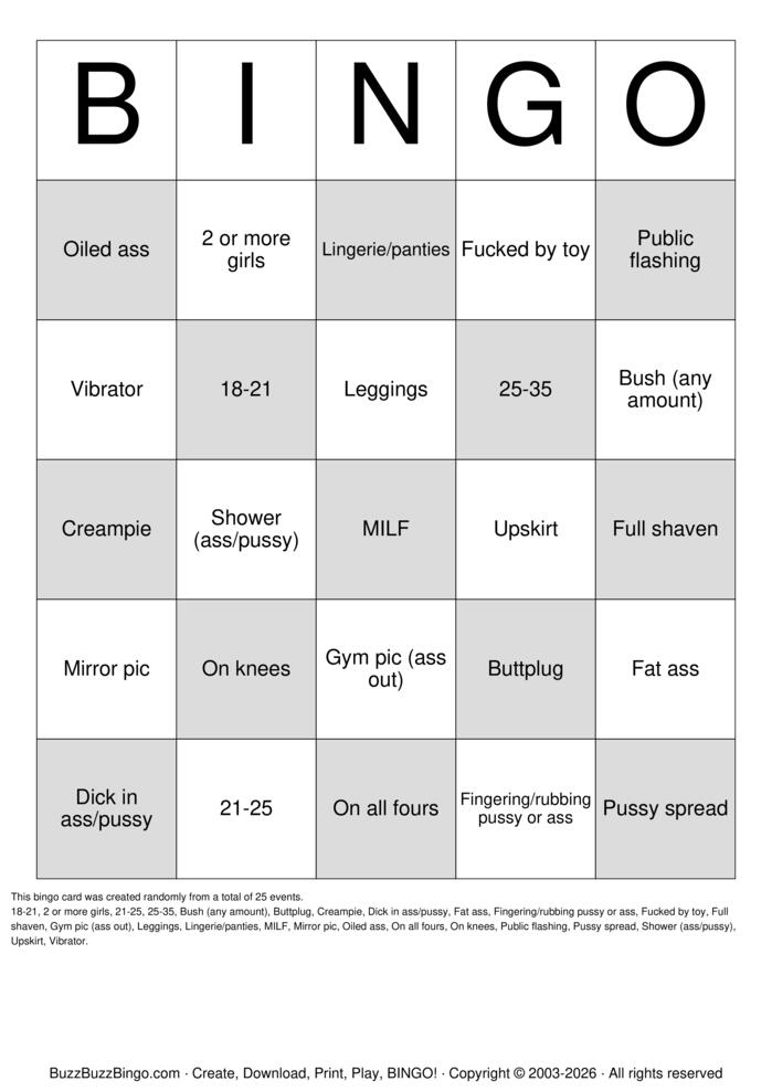 Download Free Nudes (lower half focused) Bingo Cards Download Free Nudes (lower half focused) Bingo Cards