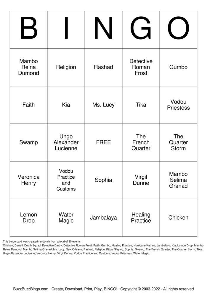 Custom Bingo Cards to Download, Print and Customize!