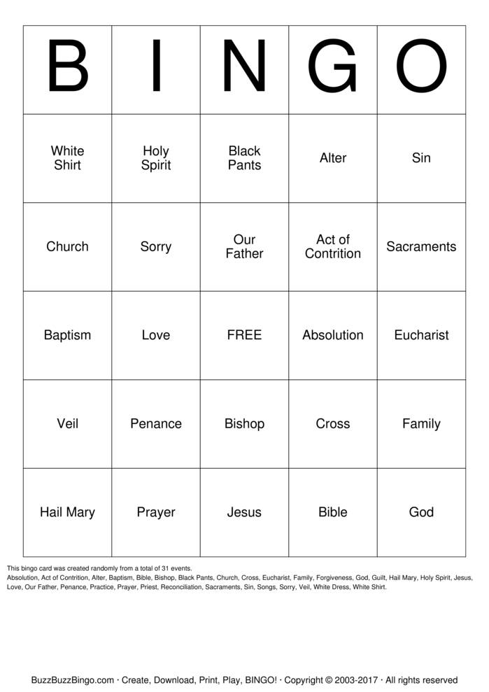 Download Free First Reconciliation Bingo Cards Download Free First Reconciliation Bingo Cards