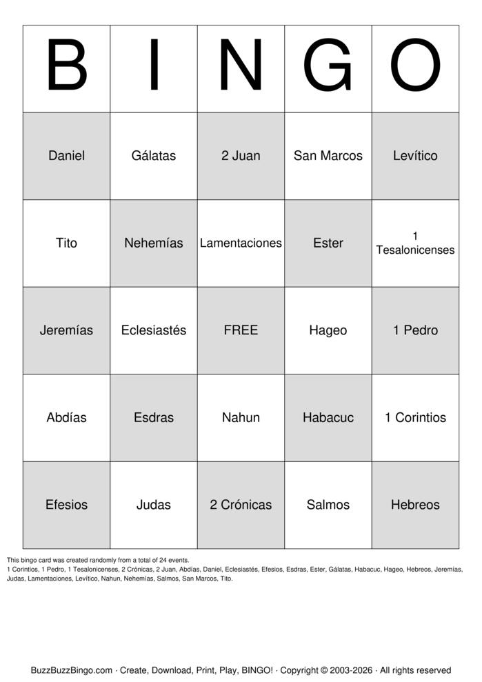 Download Free Custom Bingo Cards Download Free Custom Bingo Cards