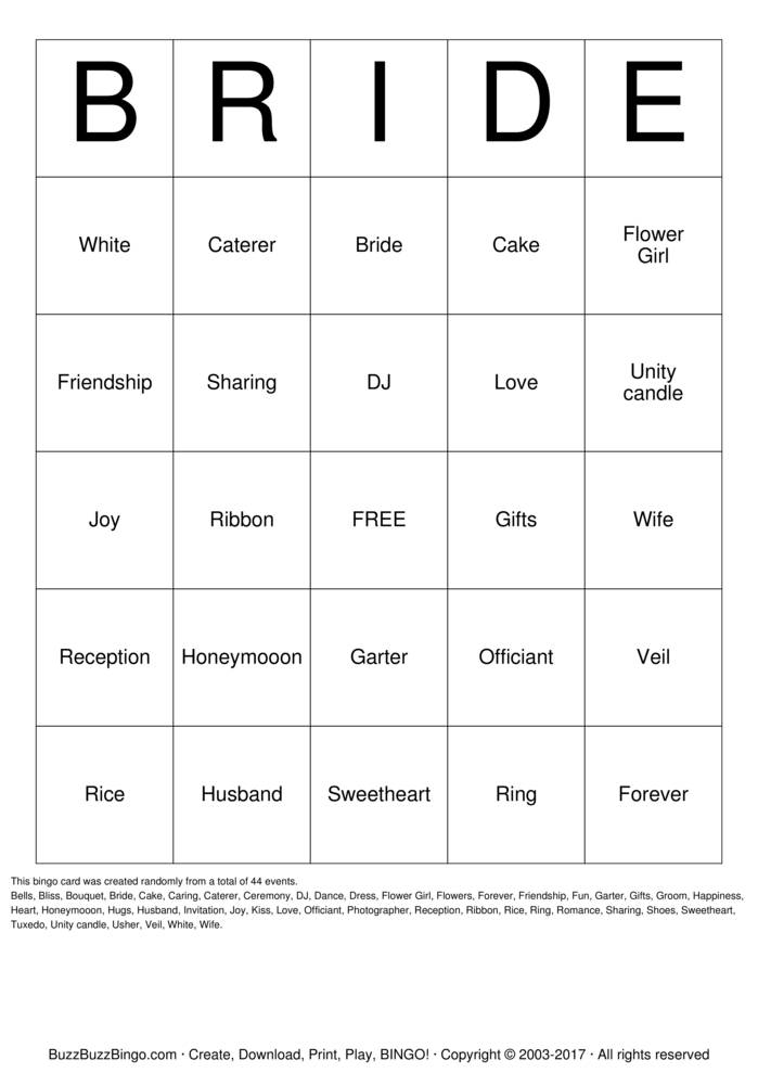 Custom Bingo Cards to Download, Print and Customize!