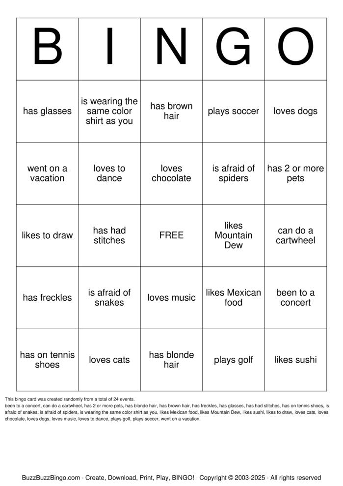 Download Free Find Someone Who... Bingo Cards Download Free Find Someone Who... Bingo Cards