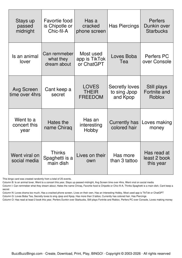 Download Free Quest Mingle Bingo Cards