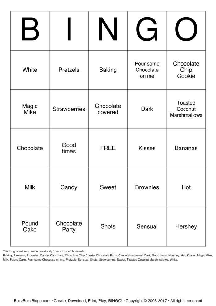 Download Free Custom Bingo Cards Download Free Custom Bingo Cards