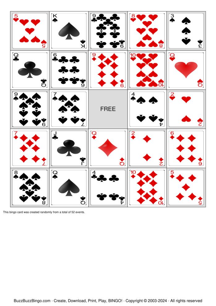 Pokeno Bingo Cards to Download, Print and Customize!