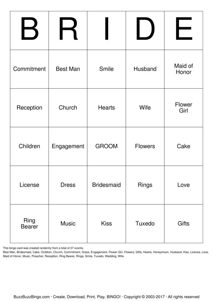 Custom Bingo Cards to Download, Print and Customize!