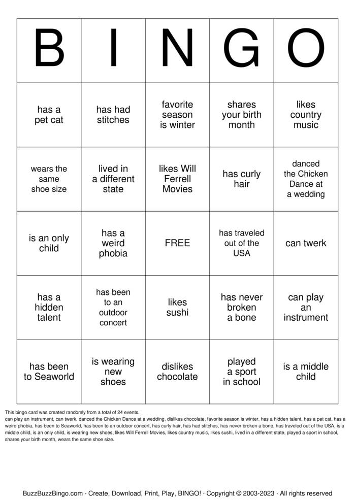 Download Free Find Someone Who... Bingo Cards Download Free Find Someone Who... Bingo Cards