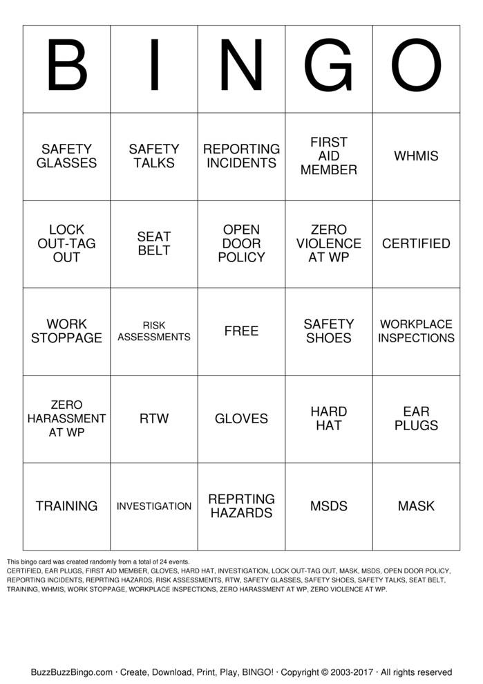 Download Free Custon Bingo Cards Download Free Custon Bingo Cards