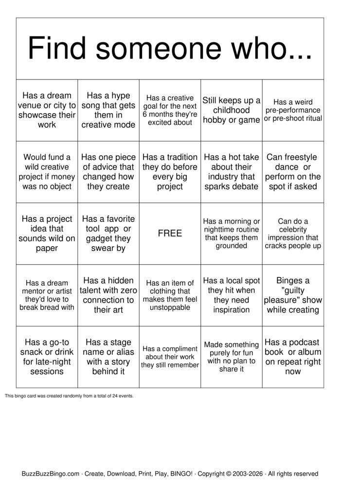 Download Free The Underground Mixer Bingo Cards Download Free The Underground Mixer Bingo Cards