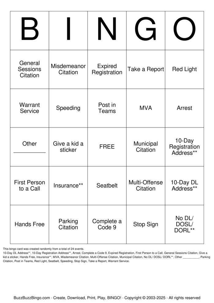 Custom Bingo Cards to Download, Print and Customize!