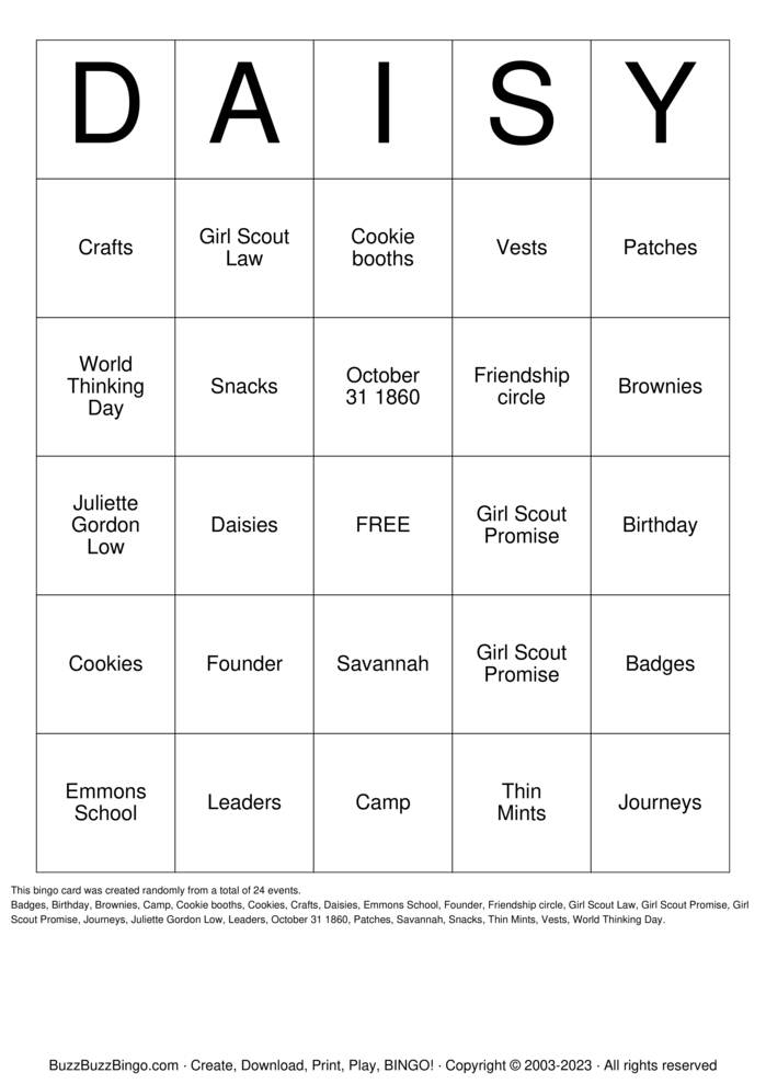 Download Free Custom Bingo Cards
