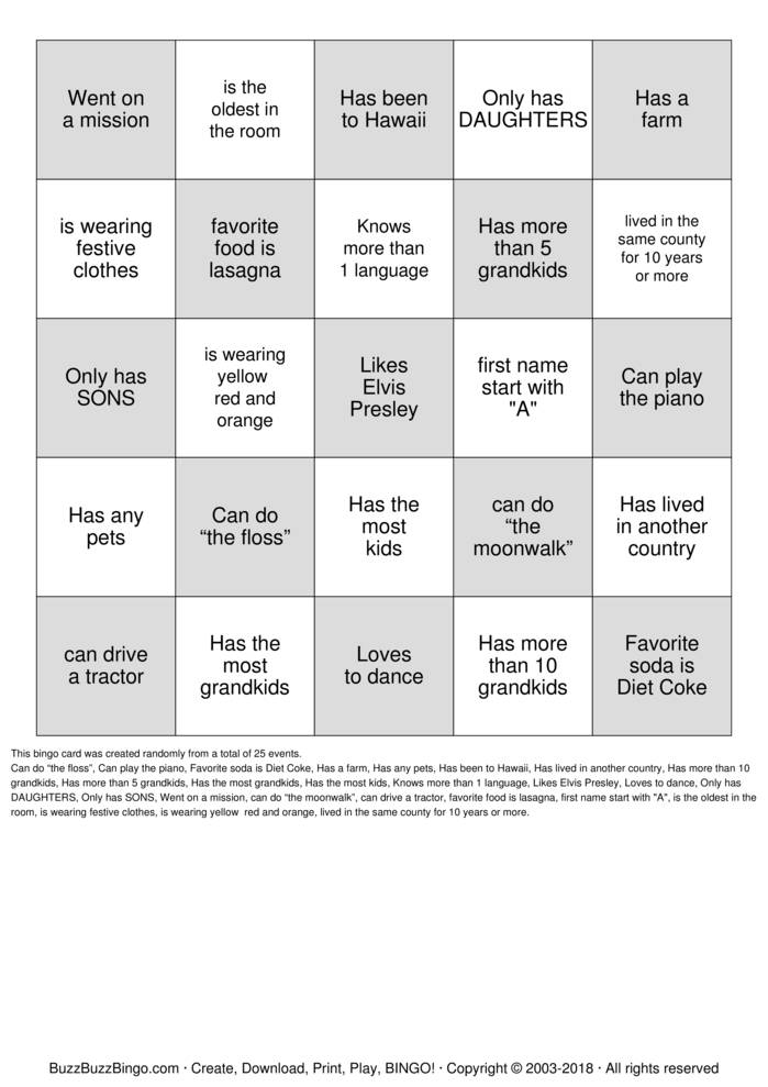 Download Free Golden Age Bingo Cards