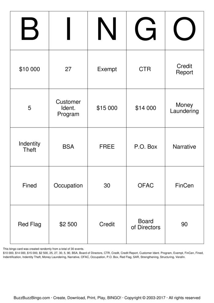 Download Free Custom Bingo Cards Download Free Custom Bingo Cards