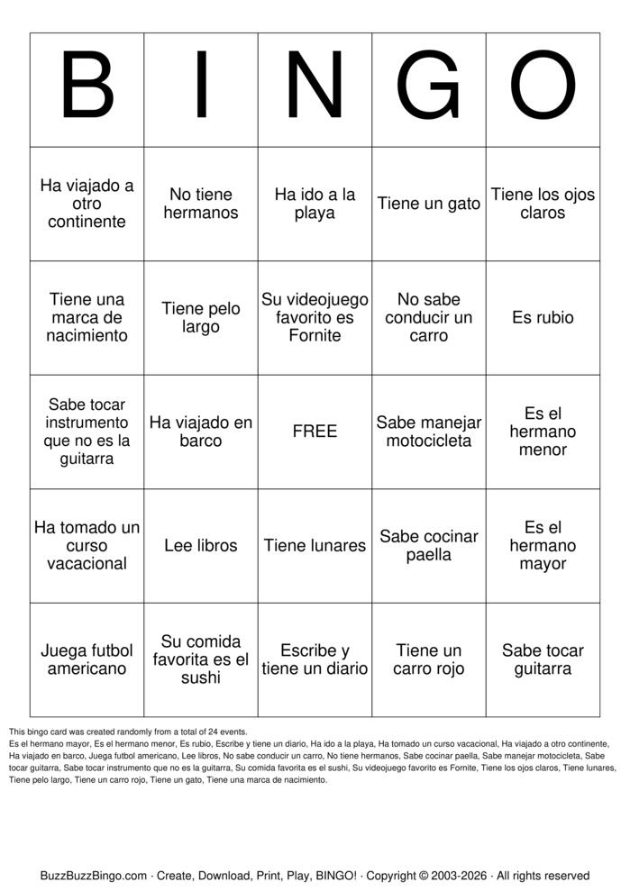 Download Free Bingo de personas Bingo Cards Download Free Bingo de personas Bingo Cards