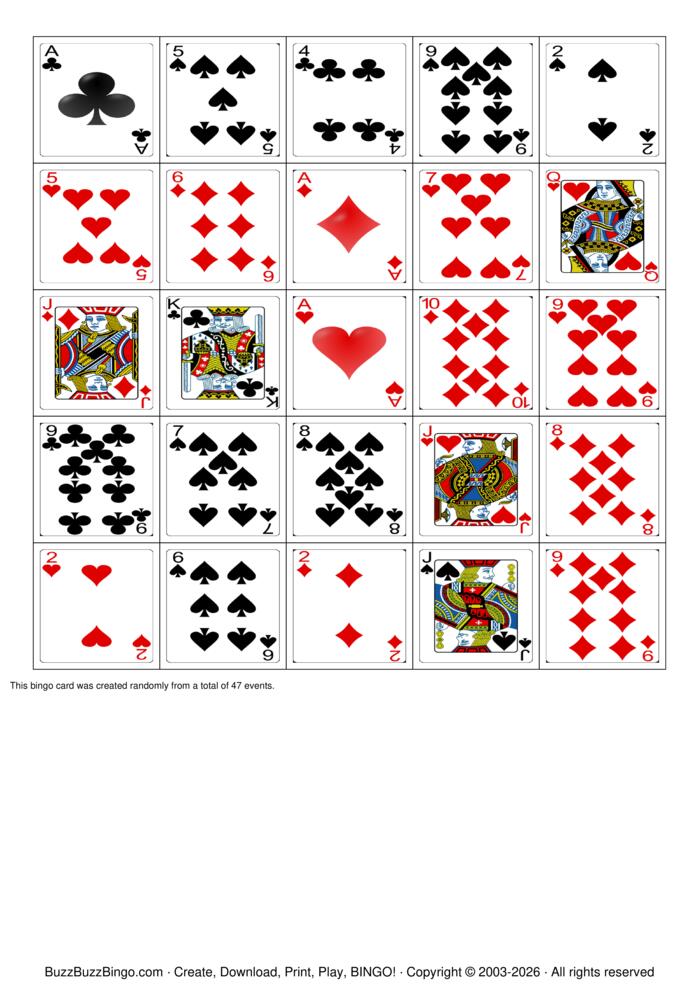 Download Free Pokeno with Face Cards Bingo Cards Download Free Pokeno with Face Cards Bingo Cards