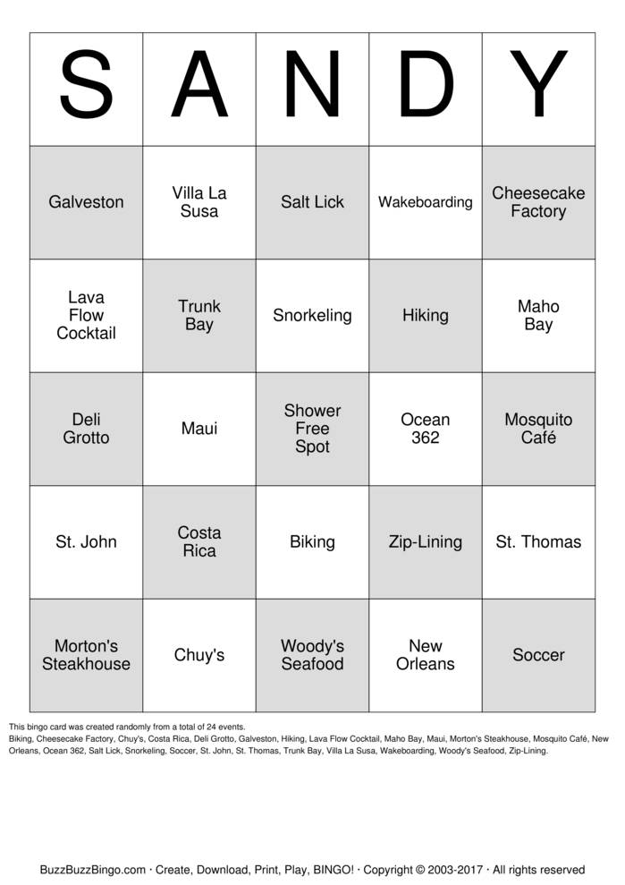 Download Free Bridal Shower Bingo Cards