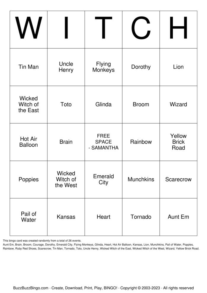 Download Free Custom Bingo Cards Download Free Custom Bingo Cards